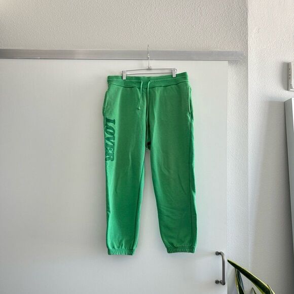 Bianca Chandon Green Lover Sweatpants Size Medium - Picture 3 of 8
